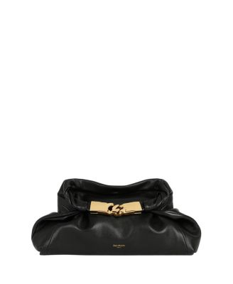 Balmain Dinner At 8 Small Smooth Leather Bag