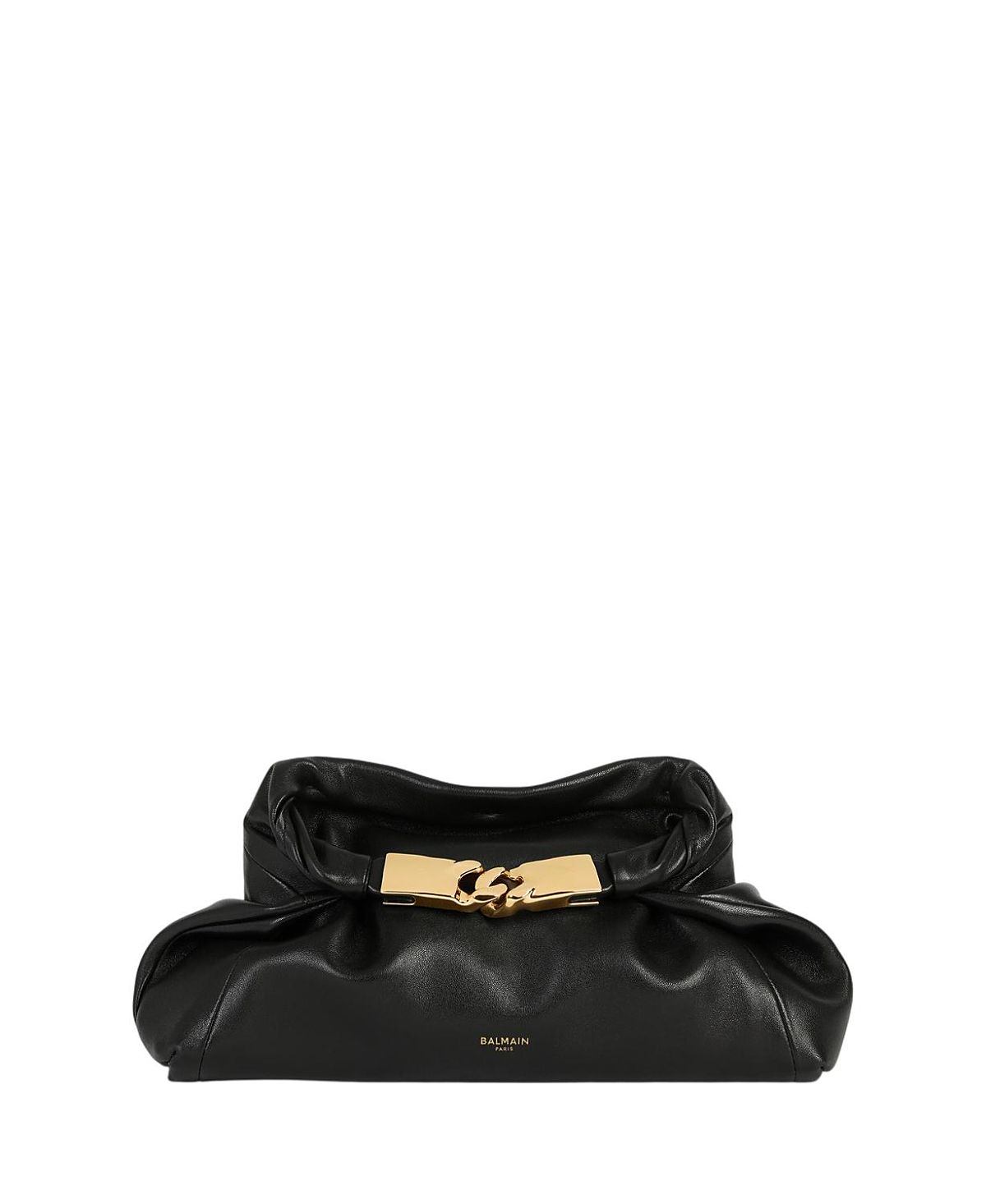 Balmain Dinner At 8 Small Smooth Leather Bag