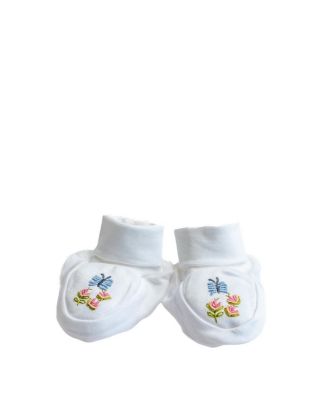 Jacaranda Living Girls' Embroidered Booties - Baby