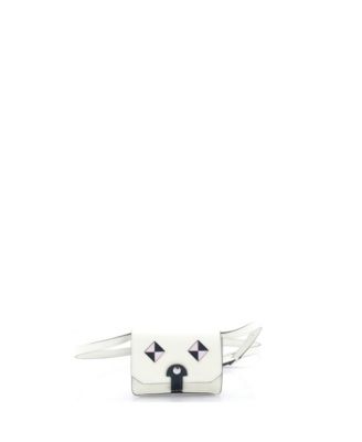Chien Card Holder with Strap Swift and Chevre Mysore