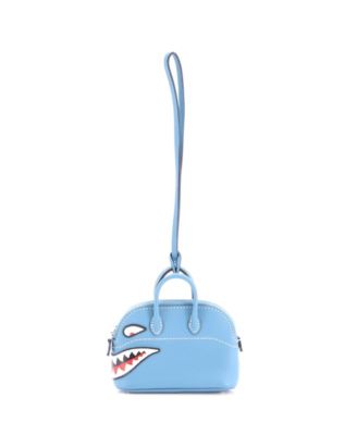 Bolide Shark Bag Charm Leather