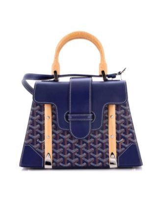  PM Saigon Top Handle Bag Coated Canvas with Leather