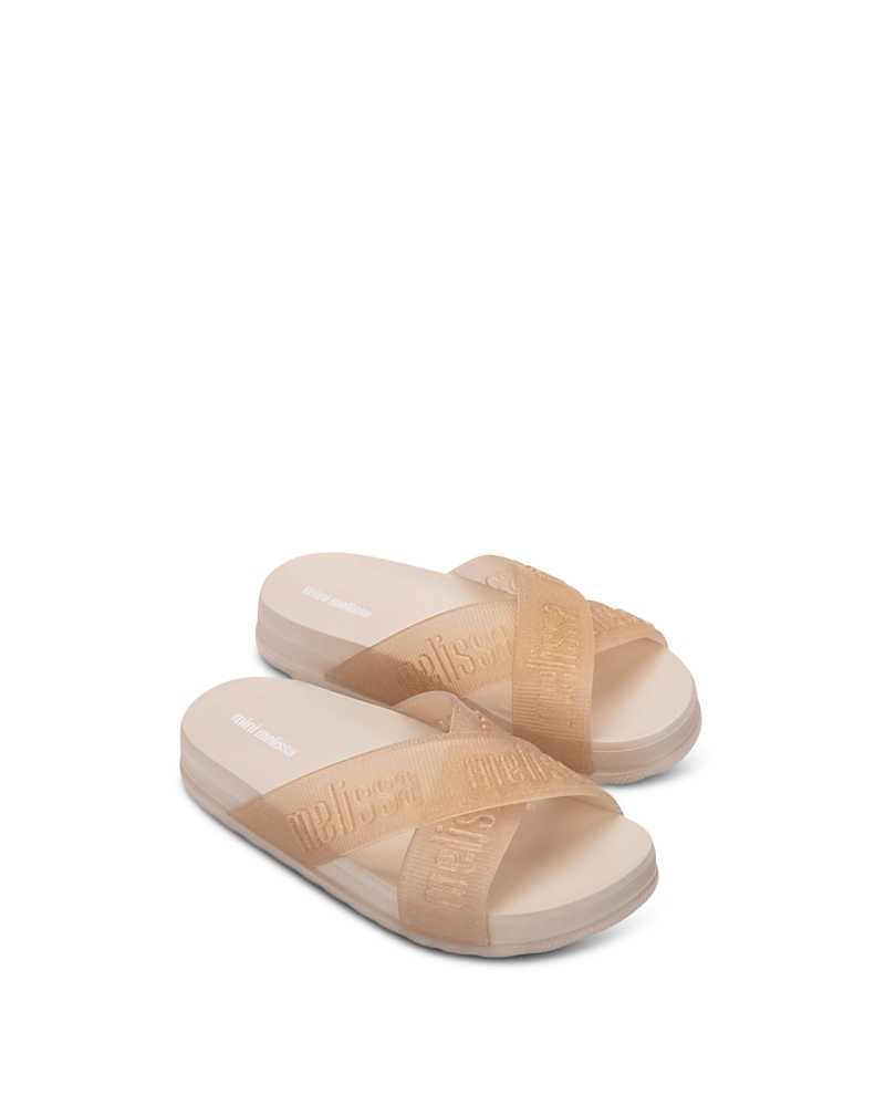 Mini Melissa Girls' Cozy Slide M Lover Ii Slip On Sandals Toddler, Little Kid, Big Kid