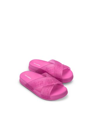 Mini Melissa Girls' Cozy Slide M Lover Ii Slip On Sandals Toddler, Little Kid, Big Kid