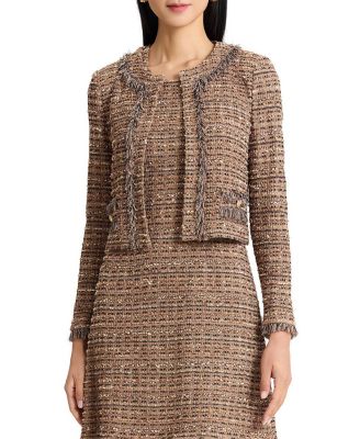 Heritage Eyelash Tweed Knit Jacket
