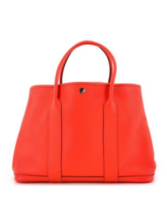 36 Garden Party Tote Leather