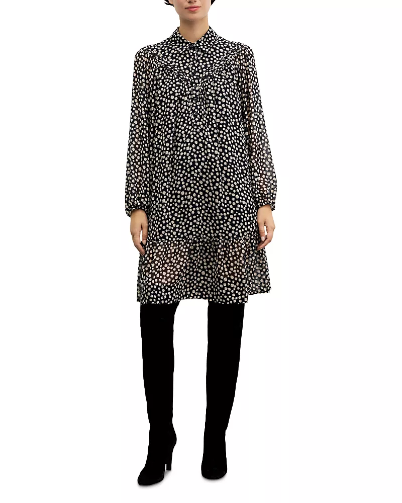 Gerard Darel Celest Collared Shift Dress