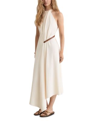 Evie Draped Asymmetric Dress