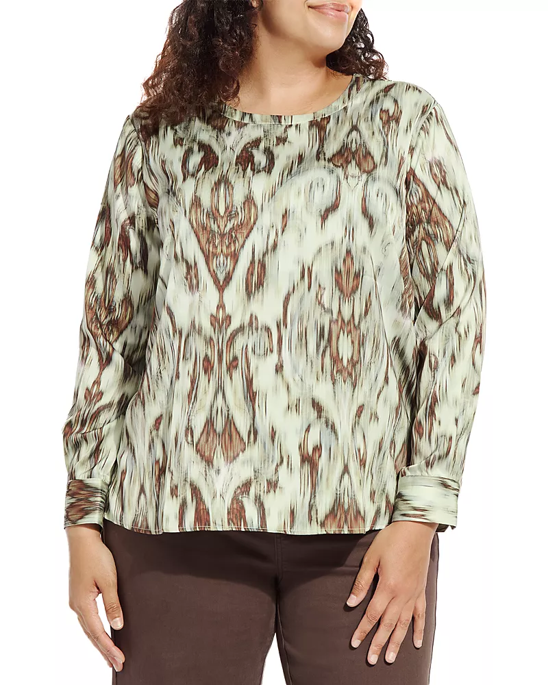 Lysse Plus Tanni Crewneck Blouse