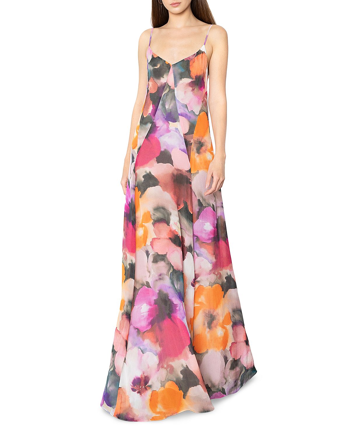 Black Halo Emory Maxi Slip Dress