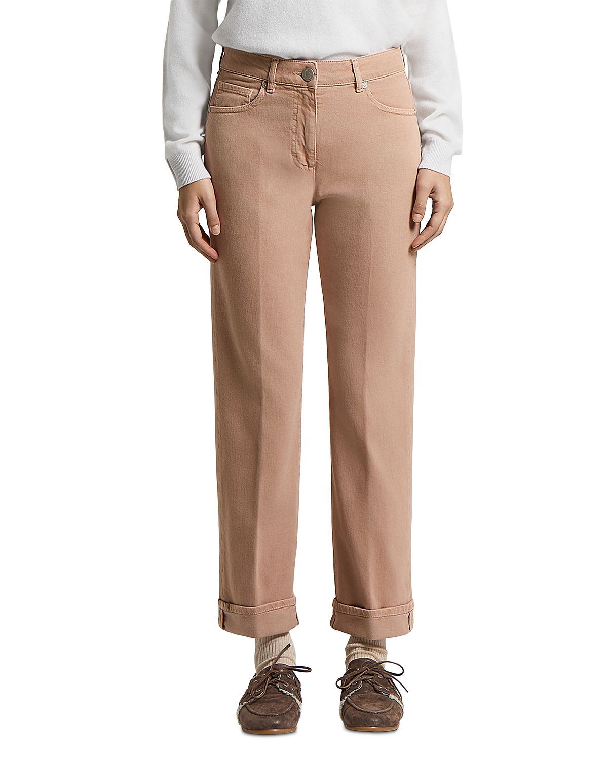 Peserico Stretch Cotton Twill Denim Pants