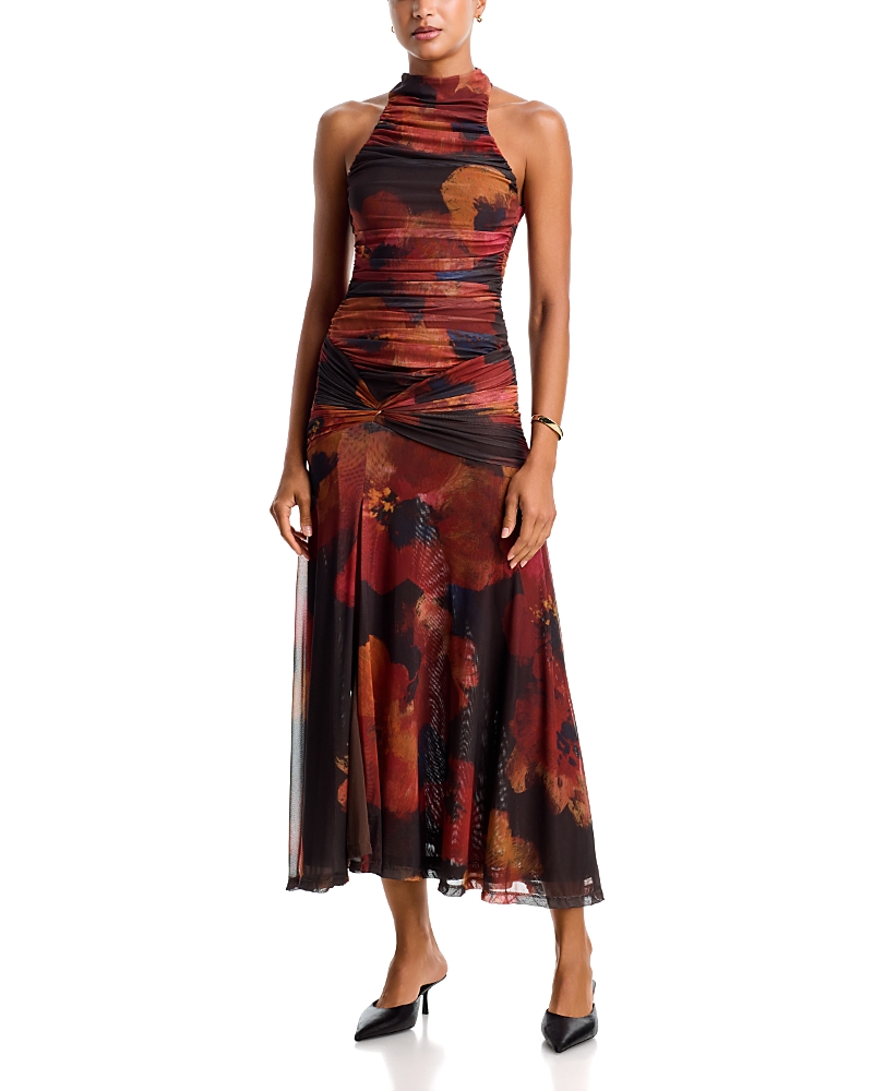 Bardot Natalya Mesh Midi Dress