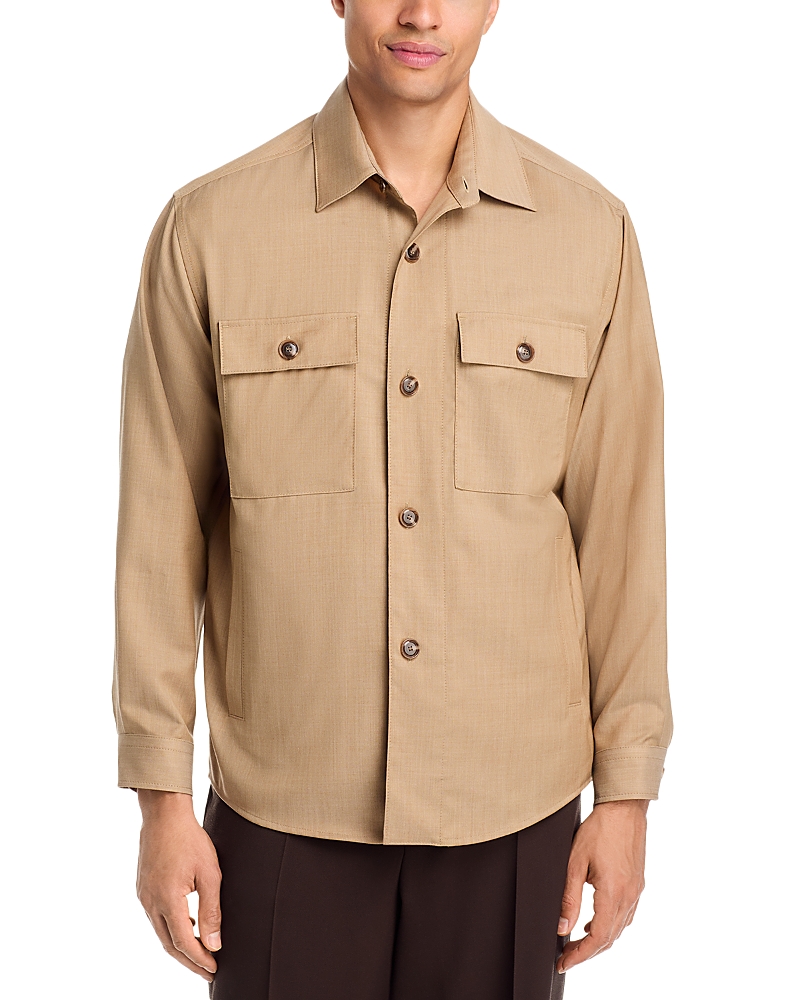 Boss Carper Wool Button Overshirt