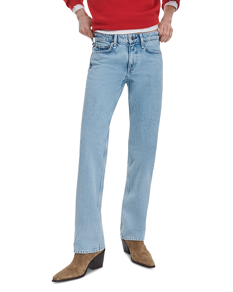 rag & bone Harlow Low Rise Slim Straight Jeans in May
