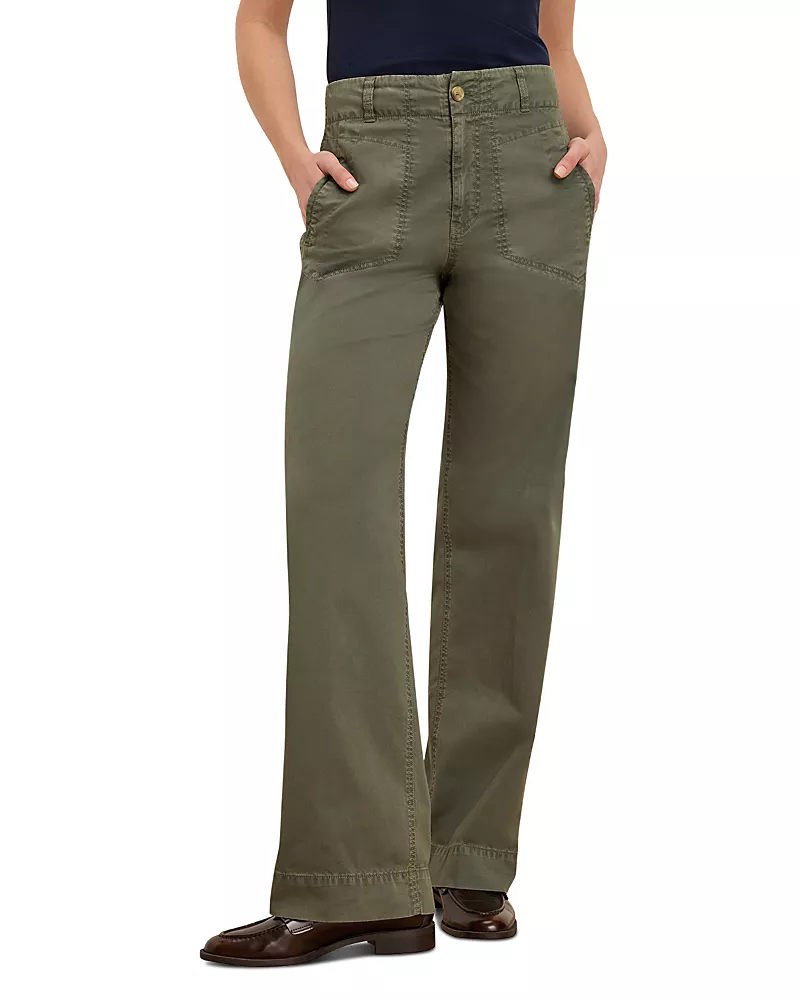 Nic+Zoe Highland Cotton Stretch Utility Pants