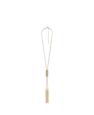 Balmain Long Brass Tassel Necklace