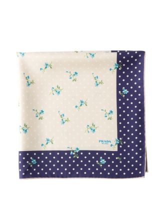  Printed Silk Twill Scarf 55