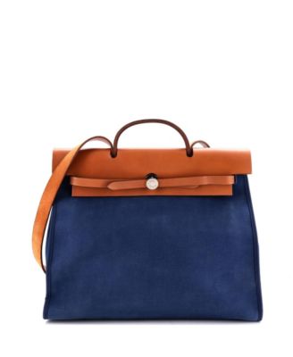 39 Herbag Zip Leather and Toile