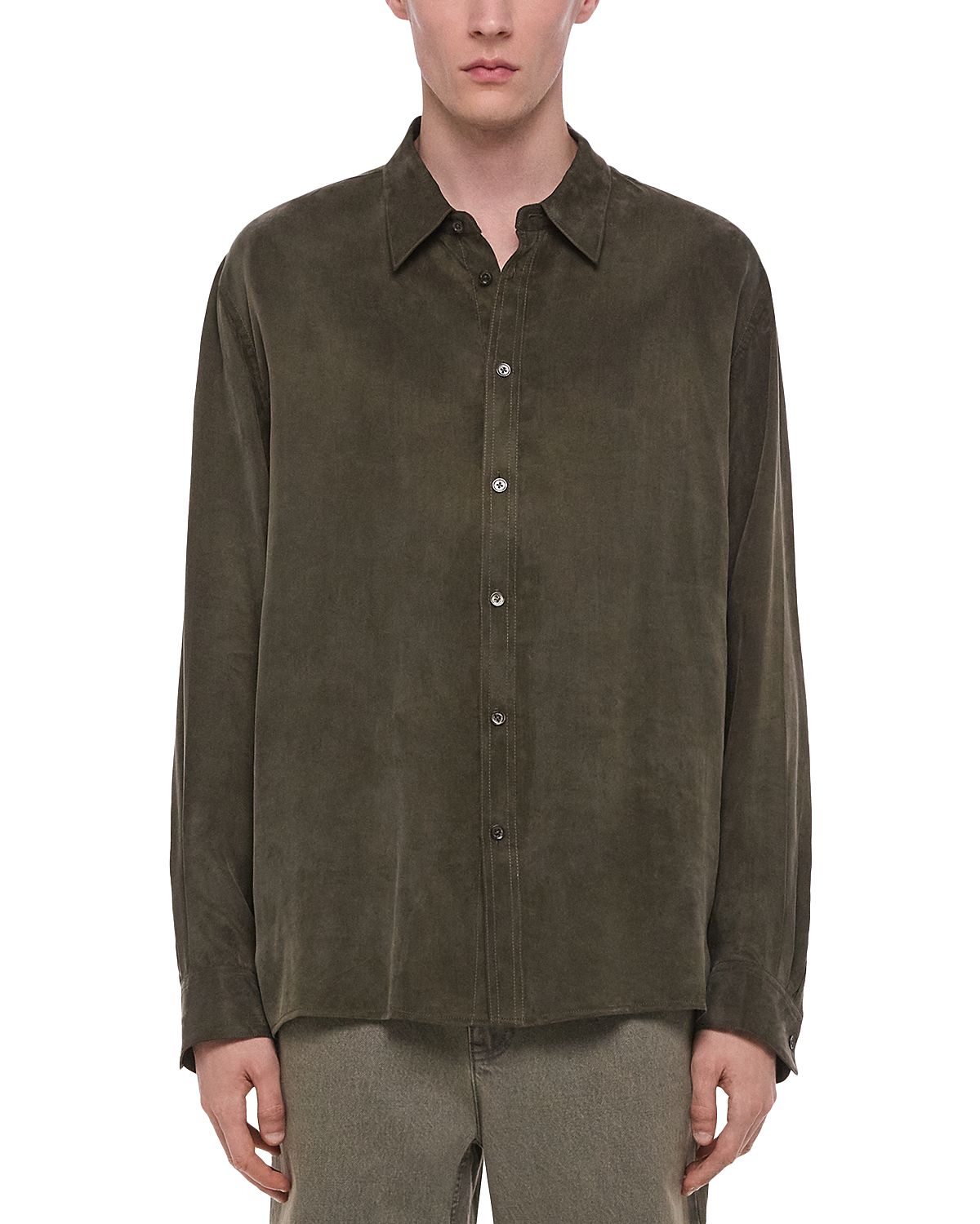 Helmut Lang Fluid Relax Microfiber Shirt