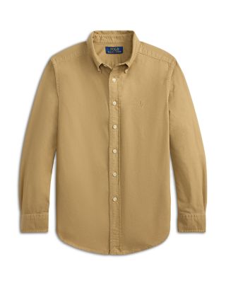 Boys' Garment Dyed Cotton Oxford Shirt - Big Kid