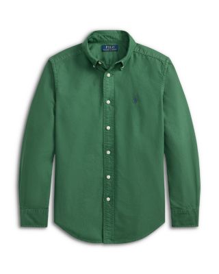 Boys' Garment Dyed Cotton Oxford Shirt - Big Kid