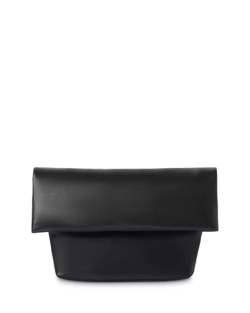 A. l.c. Finn Puffer Leather Clutch