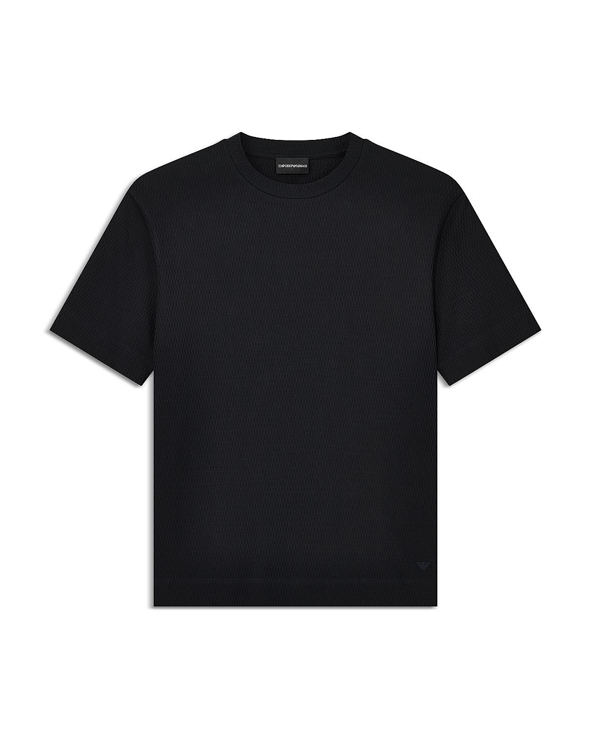 Emporio Armani Jacquard Cotton Jersey T-Shirt