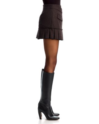 Pleated Mini Skirt - Exclusive - thumbnail 4