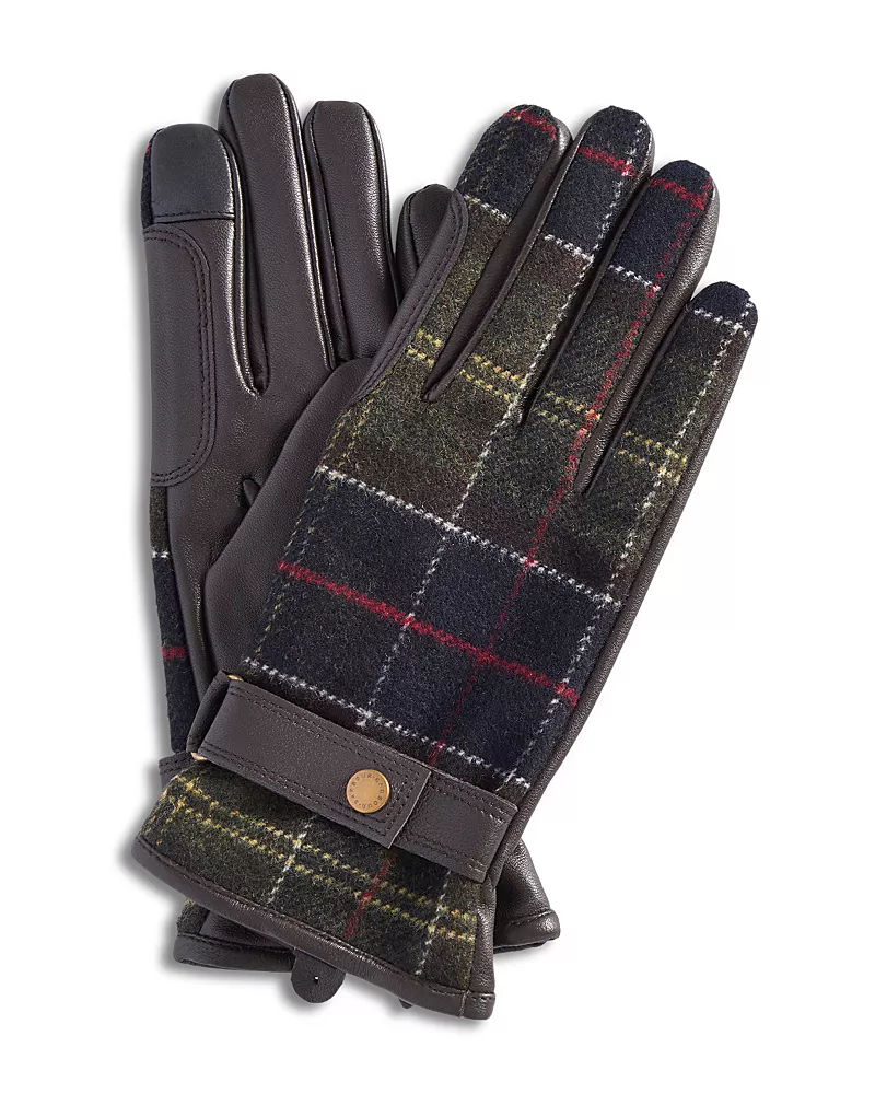 Barbour Aubrey Waterproof Tartan Tech Gloves