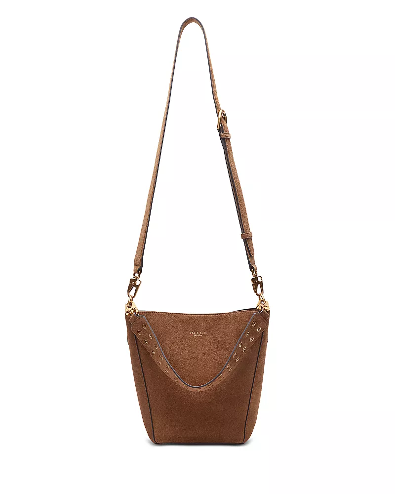 rag & bone Parker Medium Suede Bucket Bag