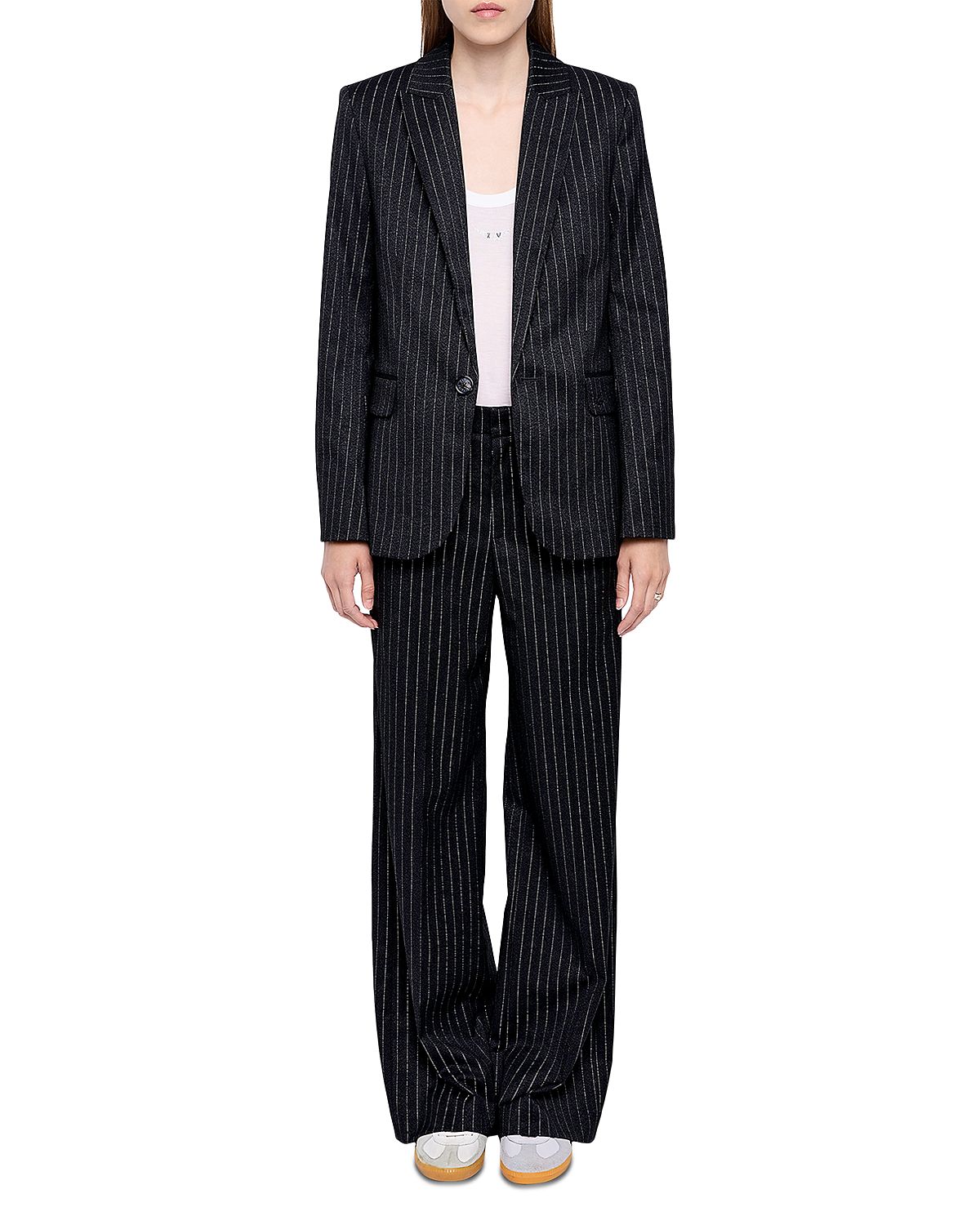 Zadig & Voltaire Valser Taill Pinstripe Blazer