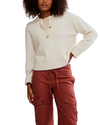 Free People Trading Up Polo Sweater