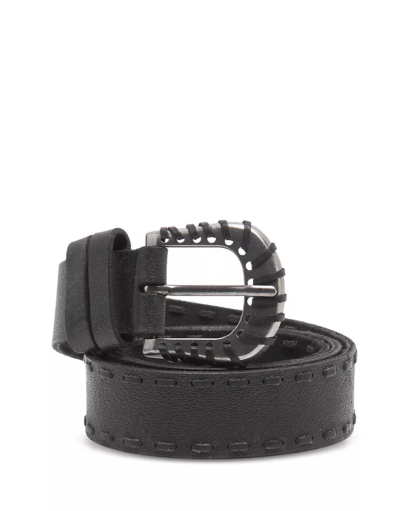 Free People Women's Holt Stitched Leather Belt
