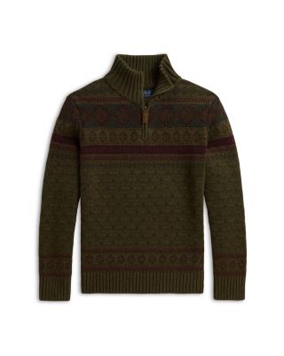 Boys' Fair Isle Sweater - Big Kid