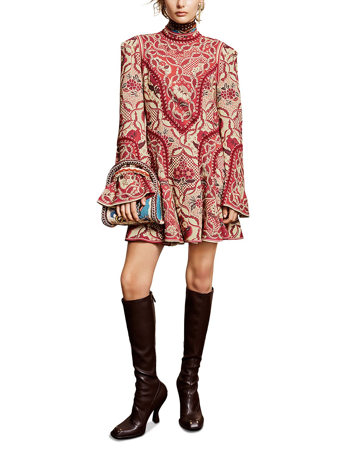 Alemais Kenny Printed Mini Dress