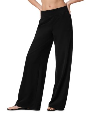 Sedona Cotton Blend Wide Leg Sweatpants - thumbnail 3