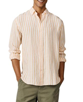 Aubin Worlaby Linen Long Sleeve Shirt