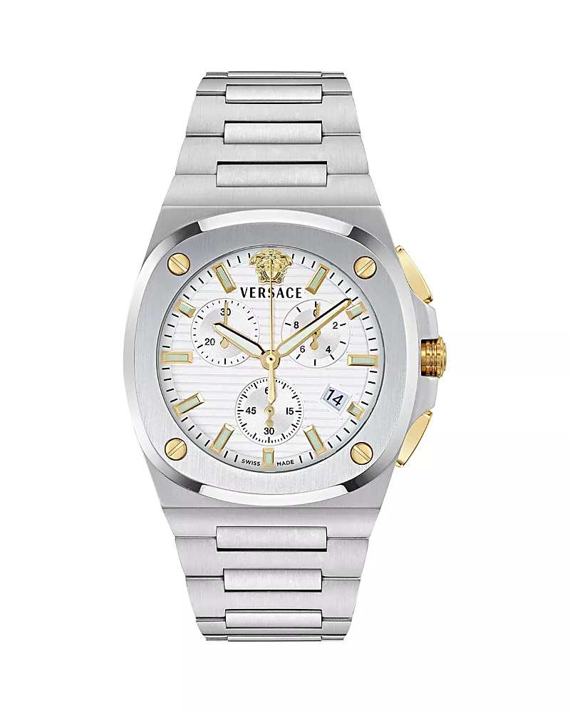 Versace Tolomeo Chrono Bracelet Watch, 40mm x 49mm
