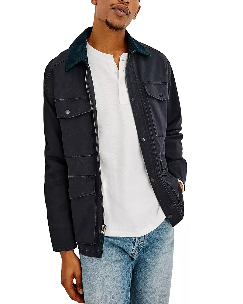 Rails Huntly Zip Cotton Pocket Jacket