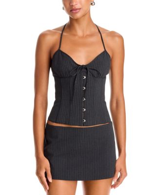 Marini Lace Up Corset Top