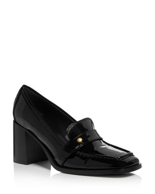 Women's Astor Patent Leather Mid Heel Loafers