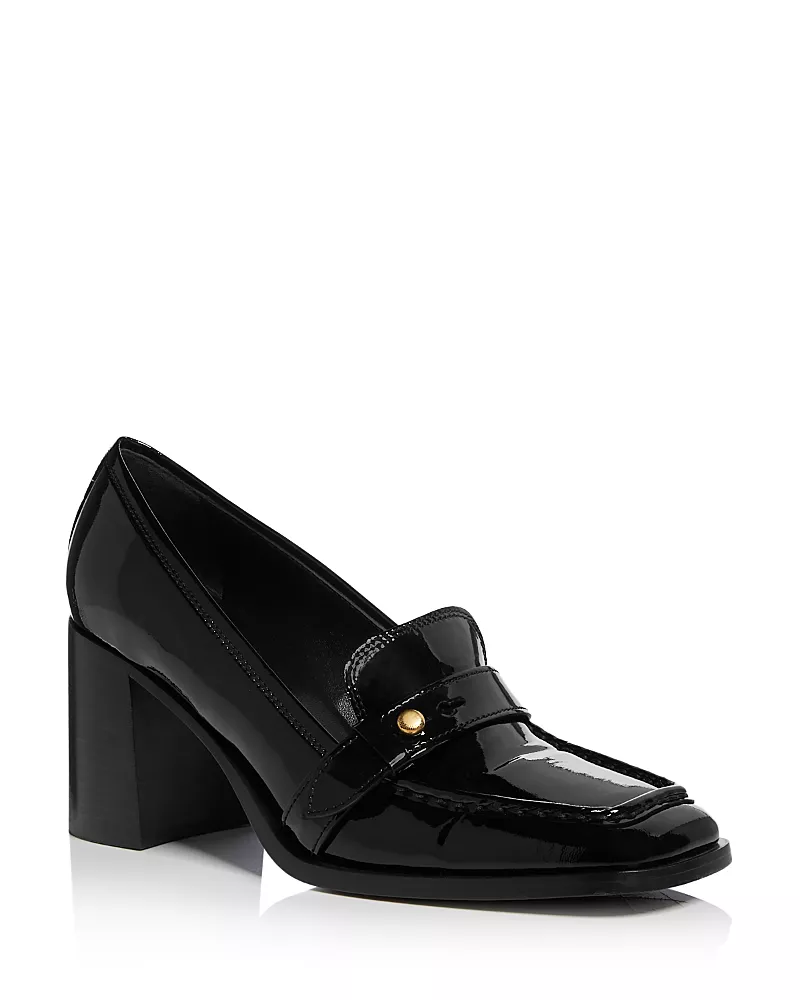 Zimmermann Women's Astor Patent Leather Mid Heel Loafers