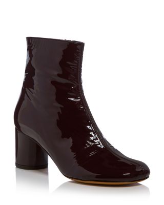 Women's Thalia Coated Leather Ankle Boots