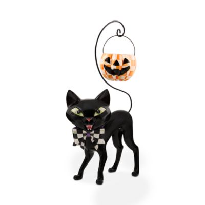 Courtly Cat with Pumpkin Bucket