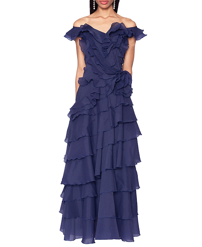 Shani Tiered Ruffle Gown