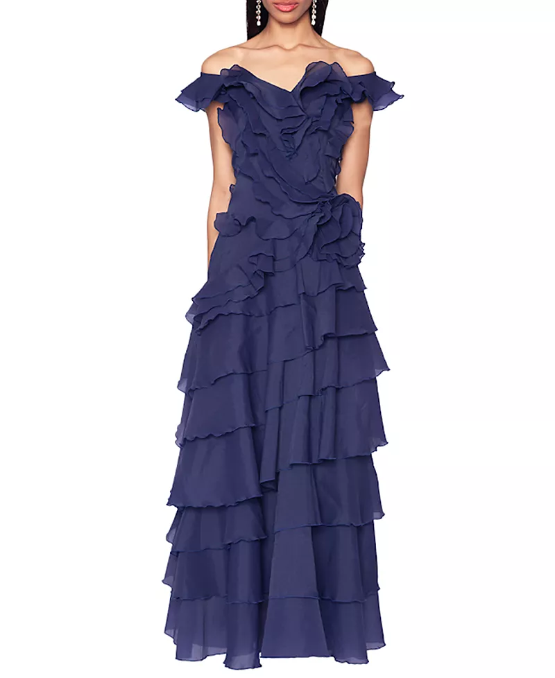 Shani Tiered Ruffle Gown