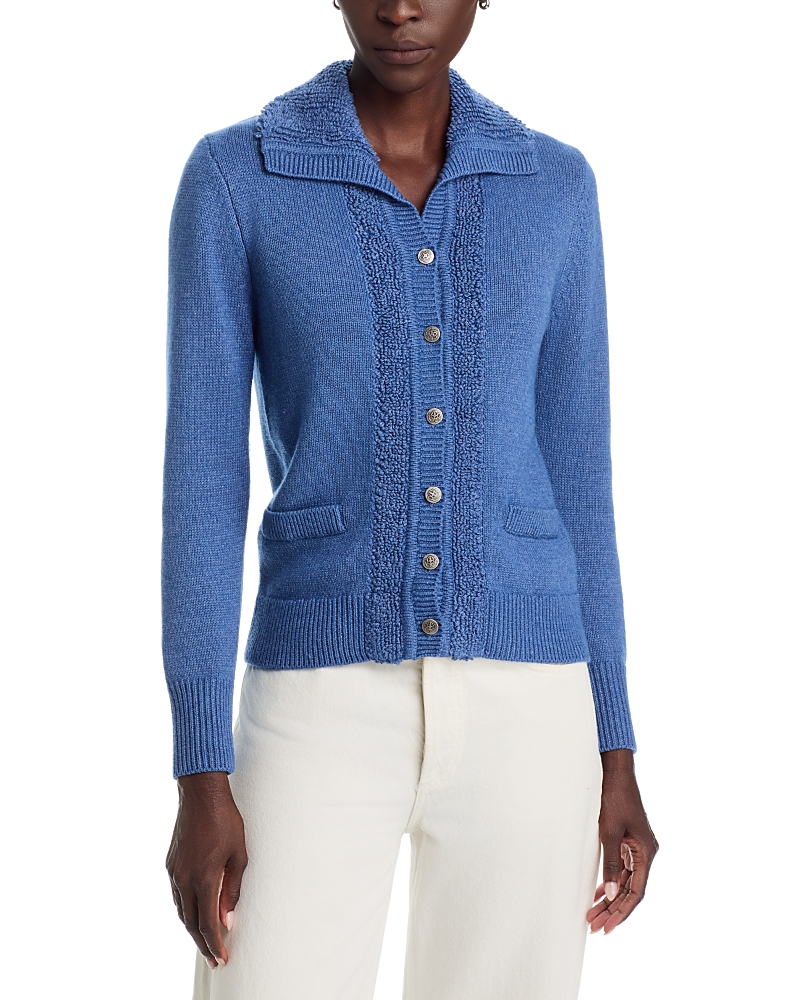 Kobi Halperin Belle Textured Knit Button Front Sweater