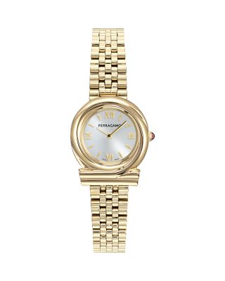Gancini Twisted Bracelet Watch, 28mm