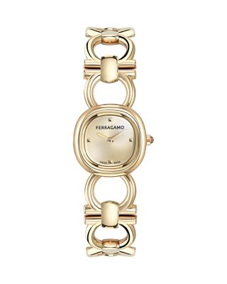 Double Gancini Petite Bracelet Watch, 21mm