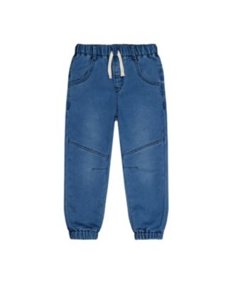 Boys' French Terry Denim Relaxed Jogger Pants - Little Kid